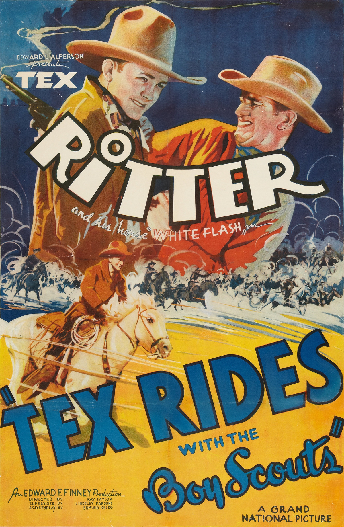 Tex Rides with the Boy Scouts