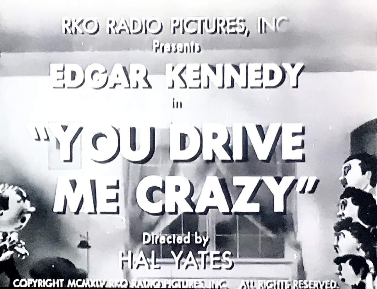 You Drive Me Crazy