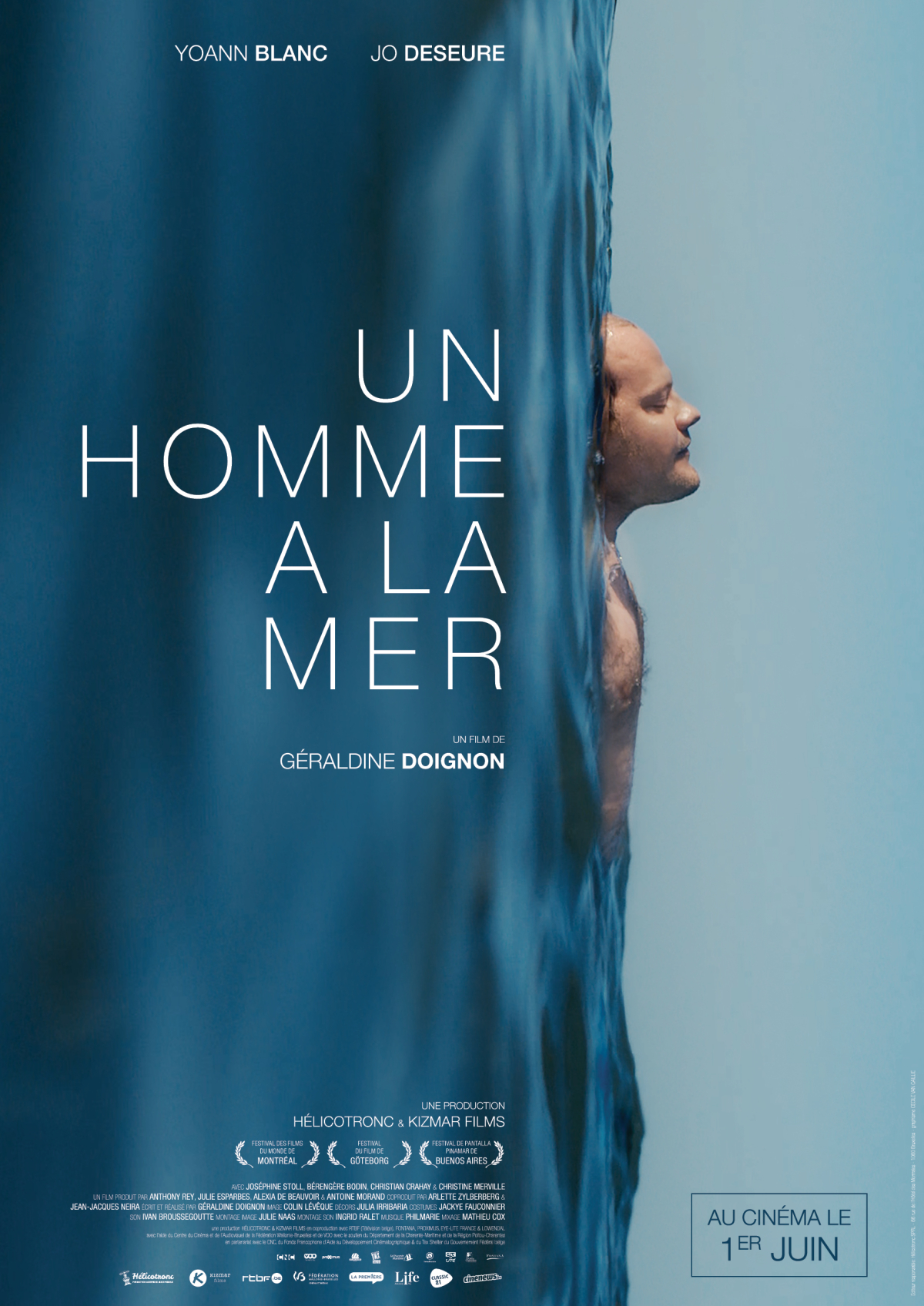 Un homme a la mer