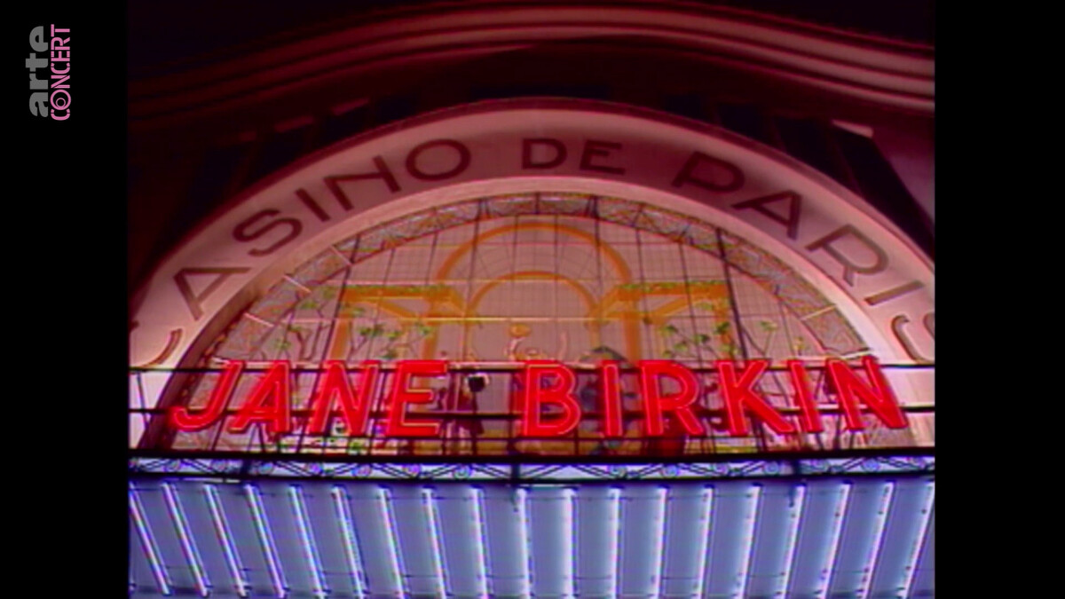 Jane Birkin au Casino de Paris 1991