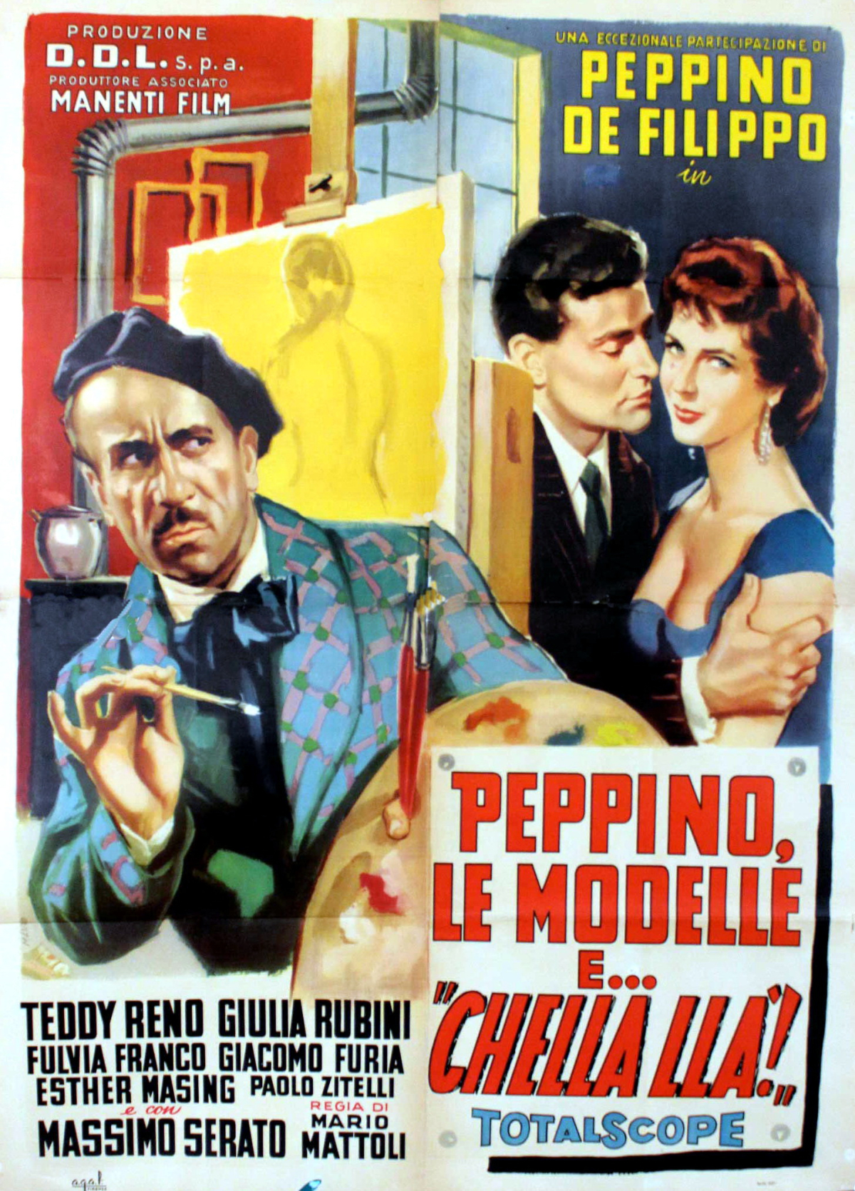 Peppino, le modelle e.... 'chella lla'