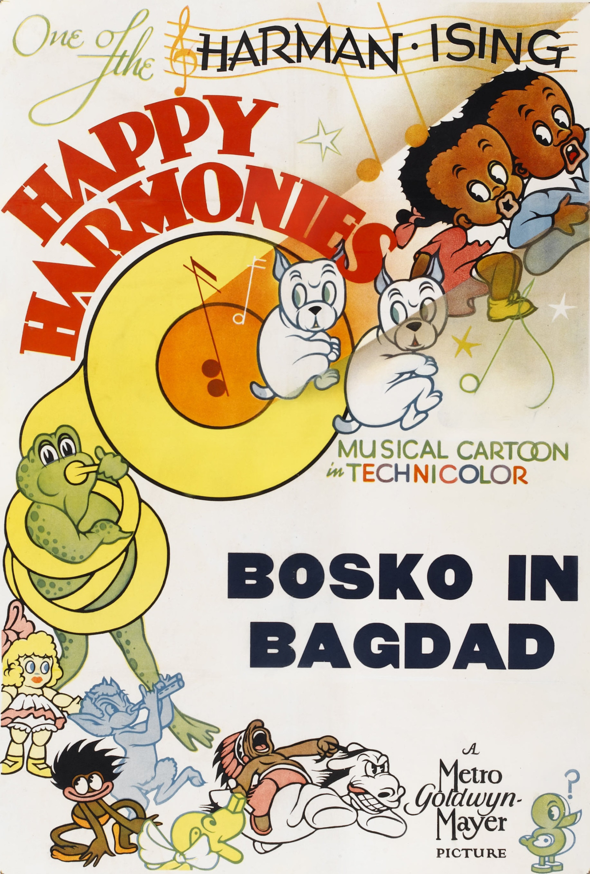 Happy Harmonies (1937-1938 Season) #2: Bosko in Bagdad