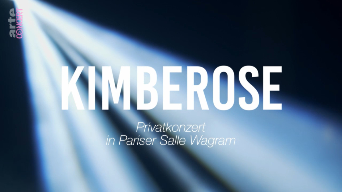 Kimberose : concert prive a la salle Wagram - Paris