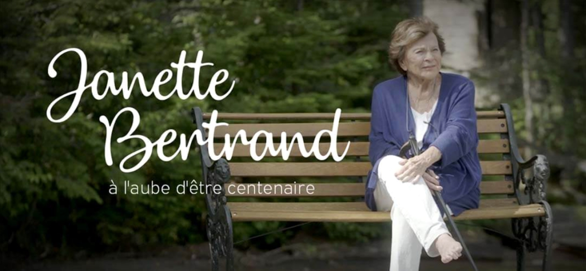 Janette Bertrand: a l'aube d'etre centenaire