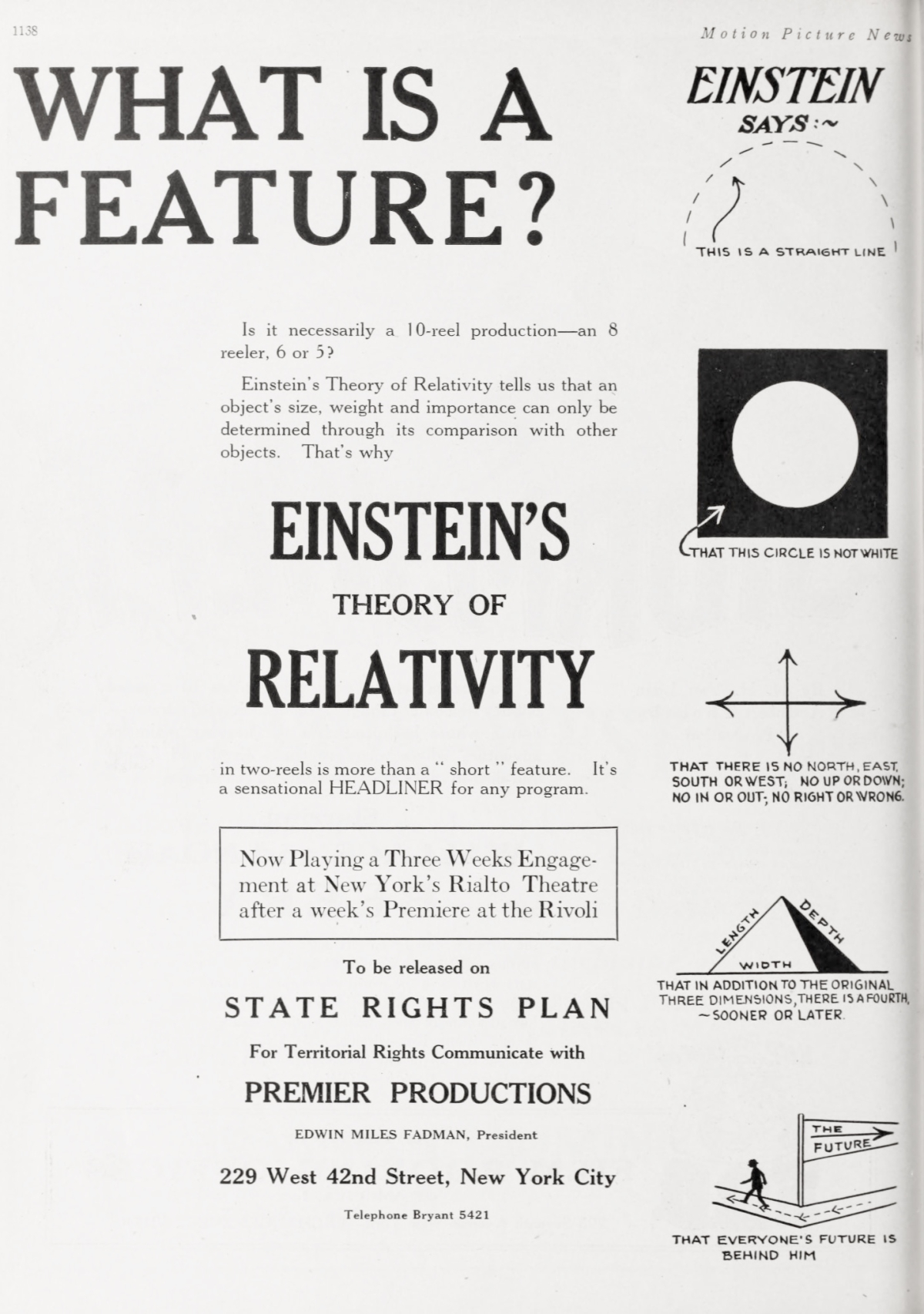 The Einstein Theory of Relativity
