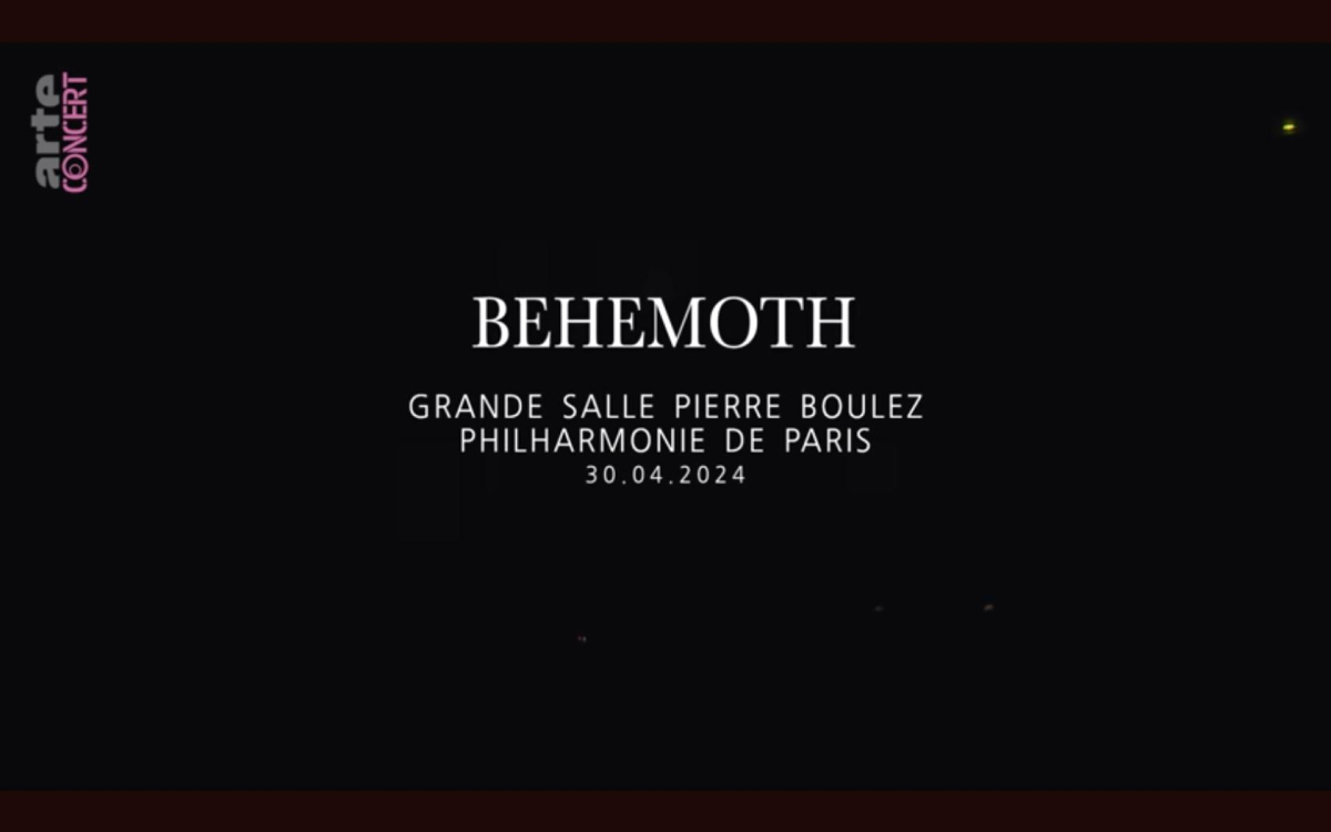 Behemoth - Philharmonie de Paris