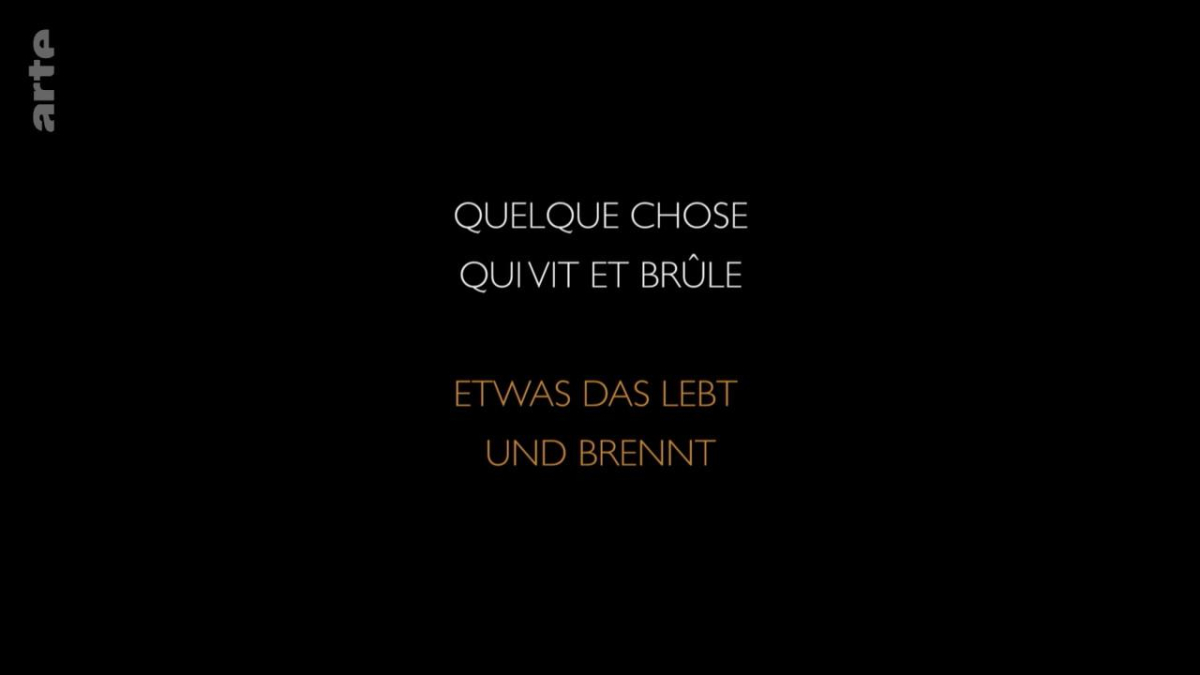 Quelque chose qui vit et brule