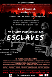 Ne vivons plus comme des esclaves