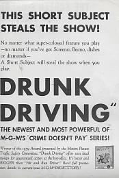 Crime Does Not Pay No. 25: Drunk Driving