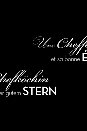 Une cheffe et sa bonne etoile
