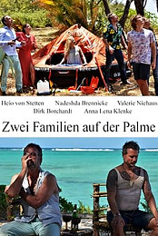 Zwei Familien auf der Palme