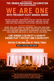 We Are One: The Obama Inaugural Celebration at the Lincoln Memorial