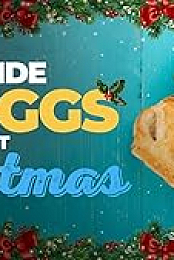 Inside Greggs at Christmas