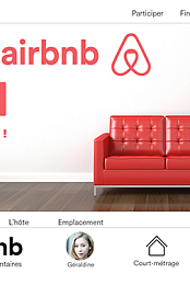 Over an AirBnb