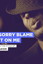 Akon: Sorry, Blame It on Me
