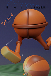 3D bouncing ball