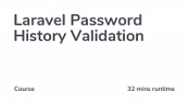 [ FreeCourseWeb ] Codecourse - Laravel Password History Validation