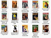 15 Old Detective Pulp Magazines (gnv64)
