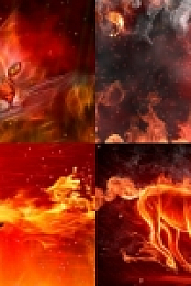 Fire Element Screensaver Application