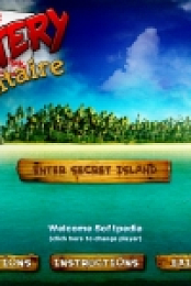 Mystery Solitaire Secret Island - Board & Card