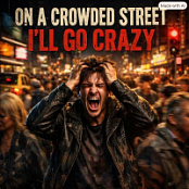 ON A CROWDED STREET I'LL GO CRAZY