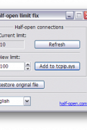 Half-open limit fix (patch) for Windows