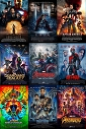 MCU Movies: Phase I, II, III