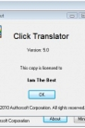 Authorsoft Click Translator v5.0 Software + Serial Key