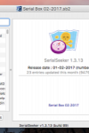 Serial Box 09.2018 + SerialSeeker 1.3.15 (B8) + iSerial Reader 2.0.21 (MacOS)