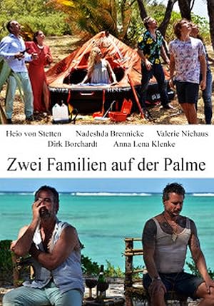 Zwei Familien auf der Palme