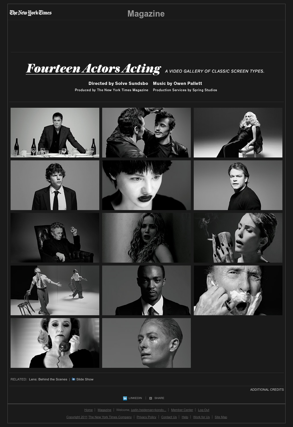 14 Actors Acting