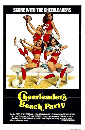 Cheerleaders Beach Party