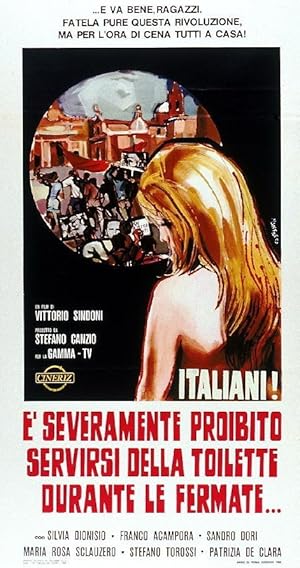 Italiani! E severamente proibito servirsi della toilette durante le fermate