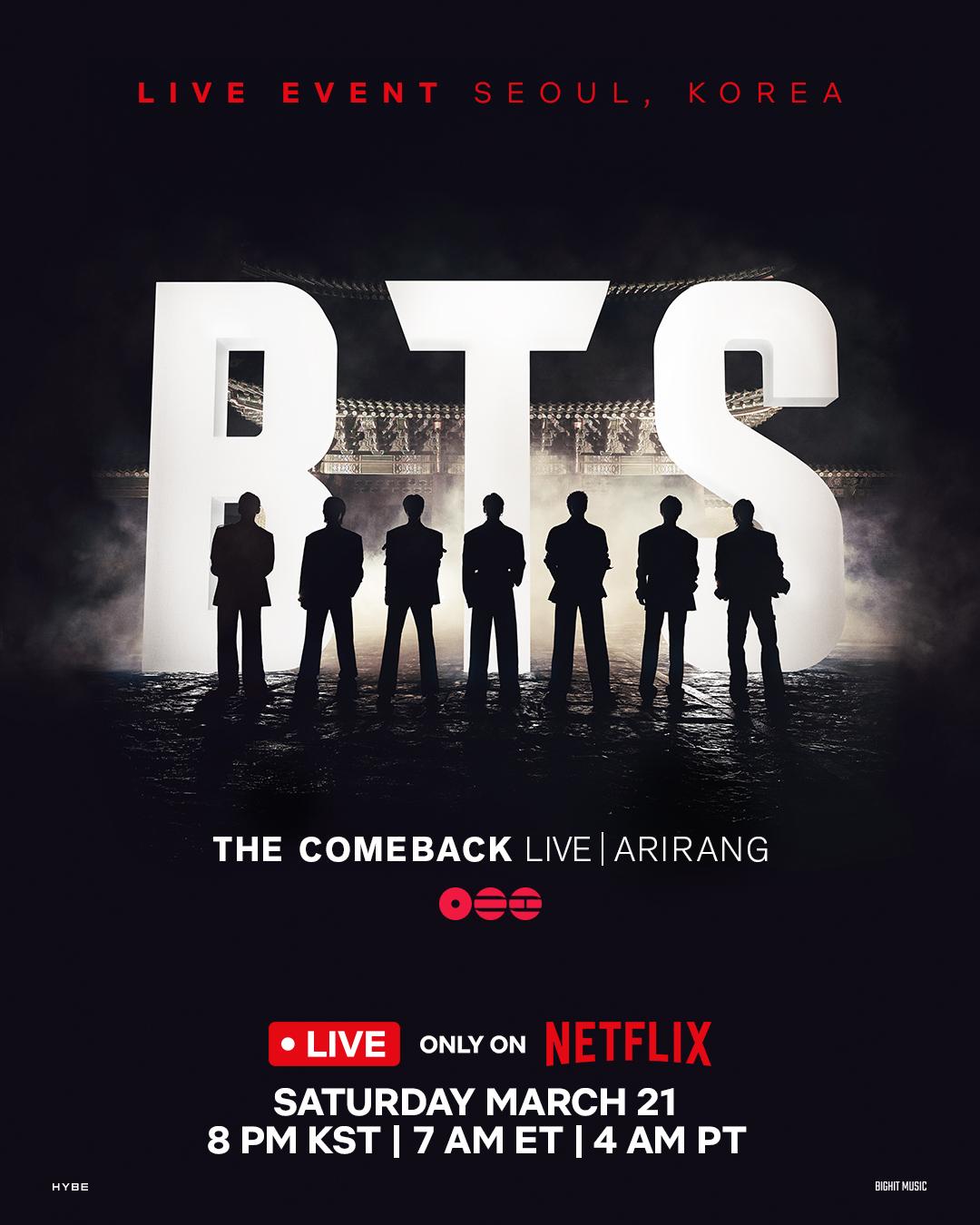 BTS: The Comeback Live - Arirang