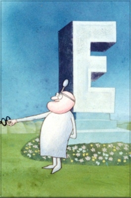 'E'