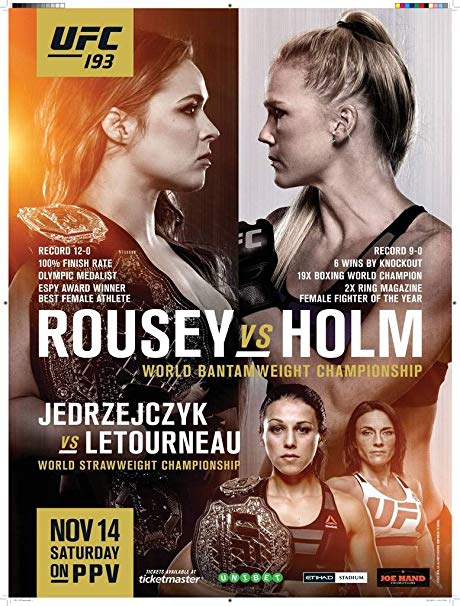 UFC 193: Rousey vs. Holm