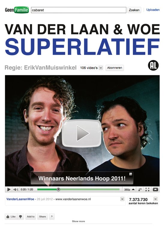 Van der Laan & Woe: Superlatief
