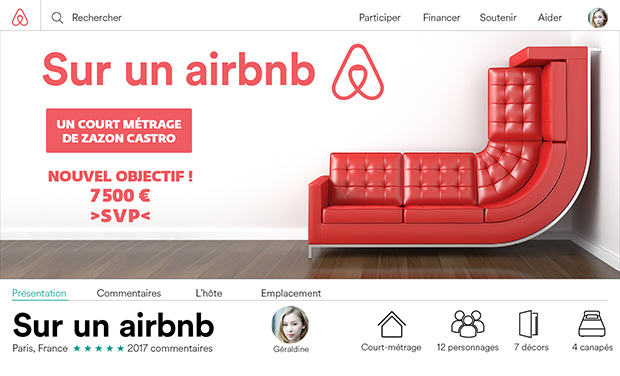Over an AirBnb