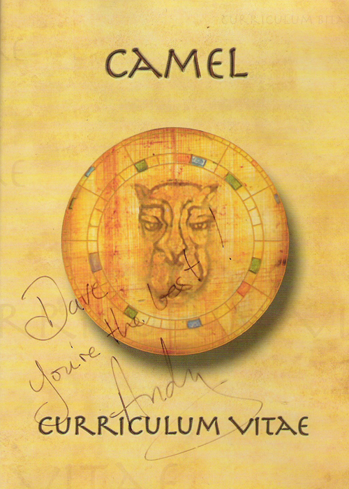 Camel: Curriculum Vitae