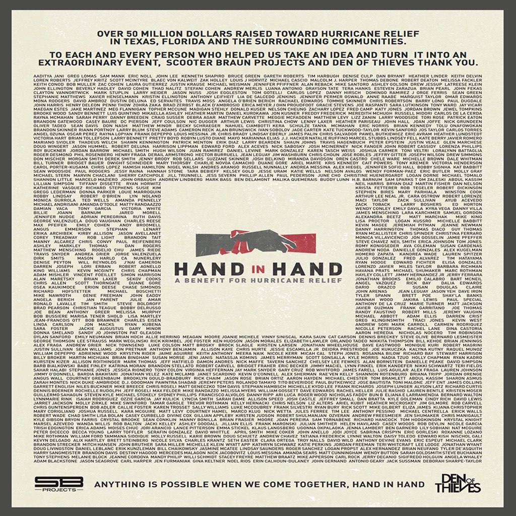 Hand in Hand: A Benefit for Hurricane Relief
