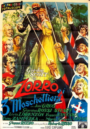 Zorro vs the Three Musketeers