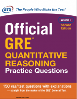 [ FreeCourseWeb ] Official GRE Quantitative Reasoning Practice Questions, Second Edition, Volume 1 [PDF]