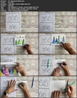 [ FreeCourseWeb ] Skillshare - Patterned Watercolor Christmas Trees