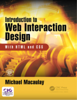 [ FreeCourseWeb ] Introduction to Web Interaction Design With HTML and CSS [PDF]