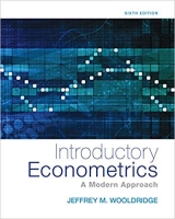 Introductory Econometrics: A Modern Approach - Standalone Book [6th Edition] [FTU]
