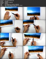 [ FreeCourseWeb ] Beginners ink & watercolour. Landscape with cattle