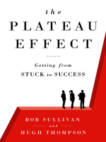 The Plateau Effect: Getting From Stuck to Success - Bob Sullivan