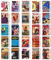 25 Old Pulp Magazines (gnv64)